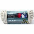 Mibro Group 341911BG CLOTH CO/POLY DIA BRAID 3/8IN X 50FT 341911